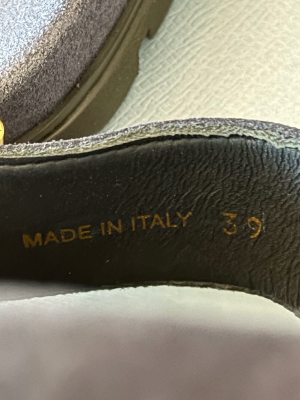 Prada Suede Double Buckle Slide Sandals - Size 39 (9) - Blue - New in Box - Picture 6 of 6